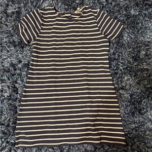 Striped Navy and White Dress All for Color Large
